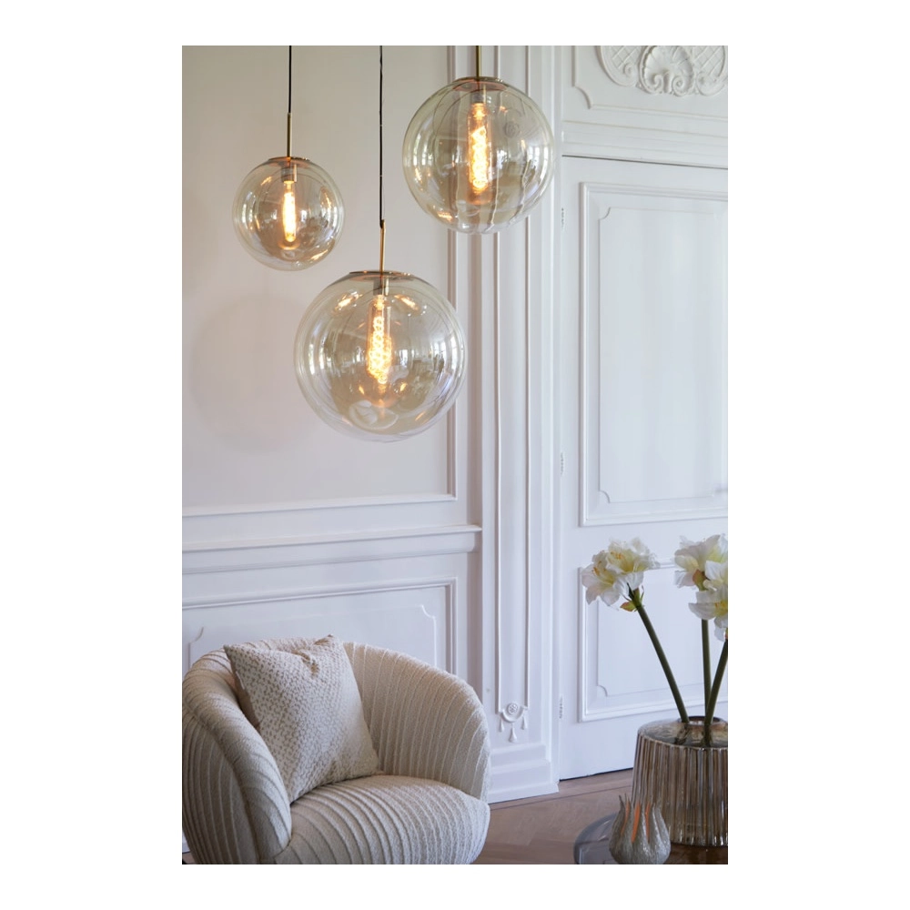 Pendant lamp Medina Ø 30cm gold Light & Living 8717807640613