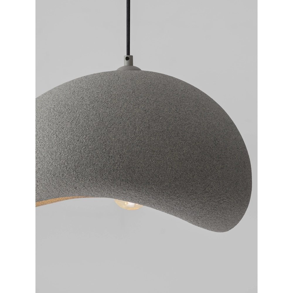Natural pendant lamp Aere grey 40cm Lyora 5212017476692