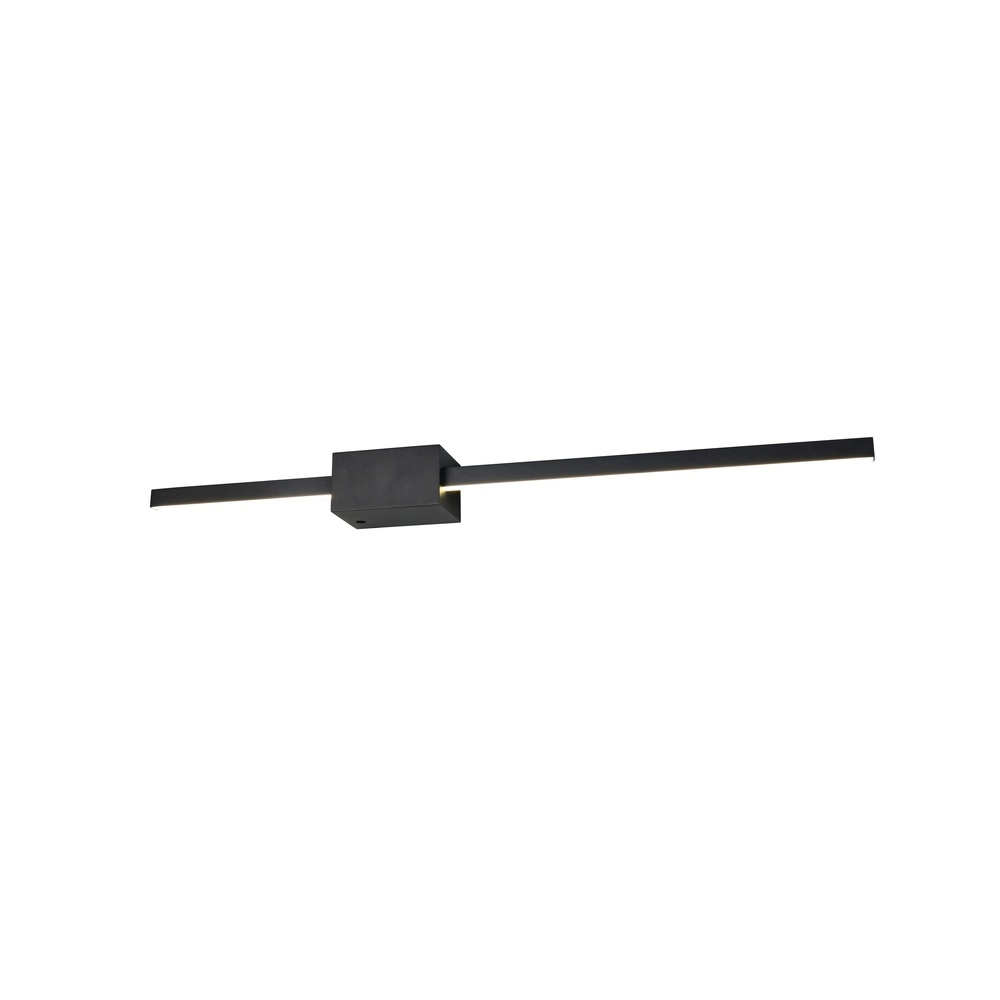 Modern wall lamp Cassino black 70.5cm Trio 4017807683226