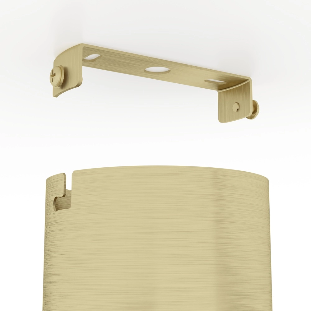 Slim led ceiling light Aieta 72cm - black with gold Eglo 9008606316090