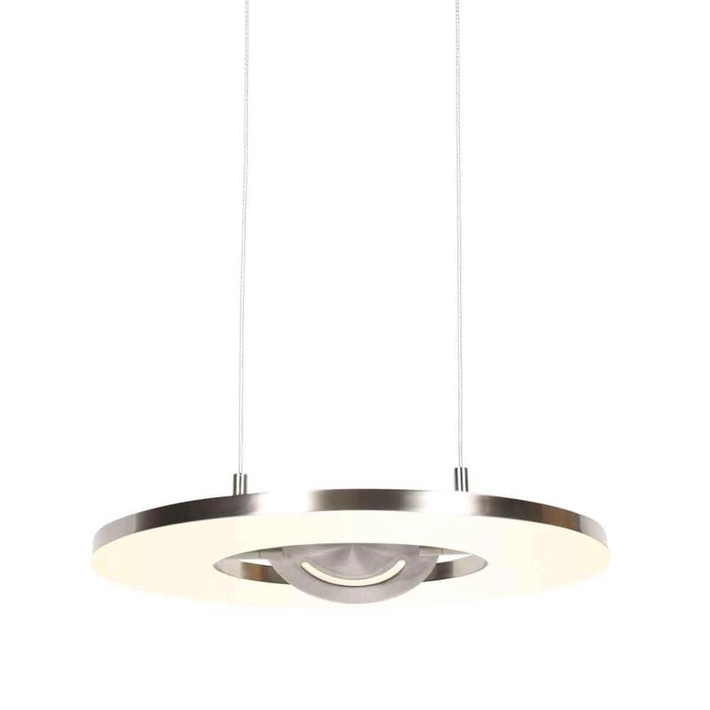 Sleek pendant lamp Soleil Ø 32cm grey Steinhauer 8712746176674