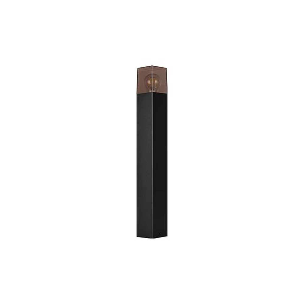 Modern garden lamp Denver black with smoke glass 60cm Lyora 5904703019602