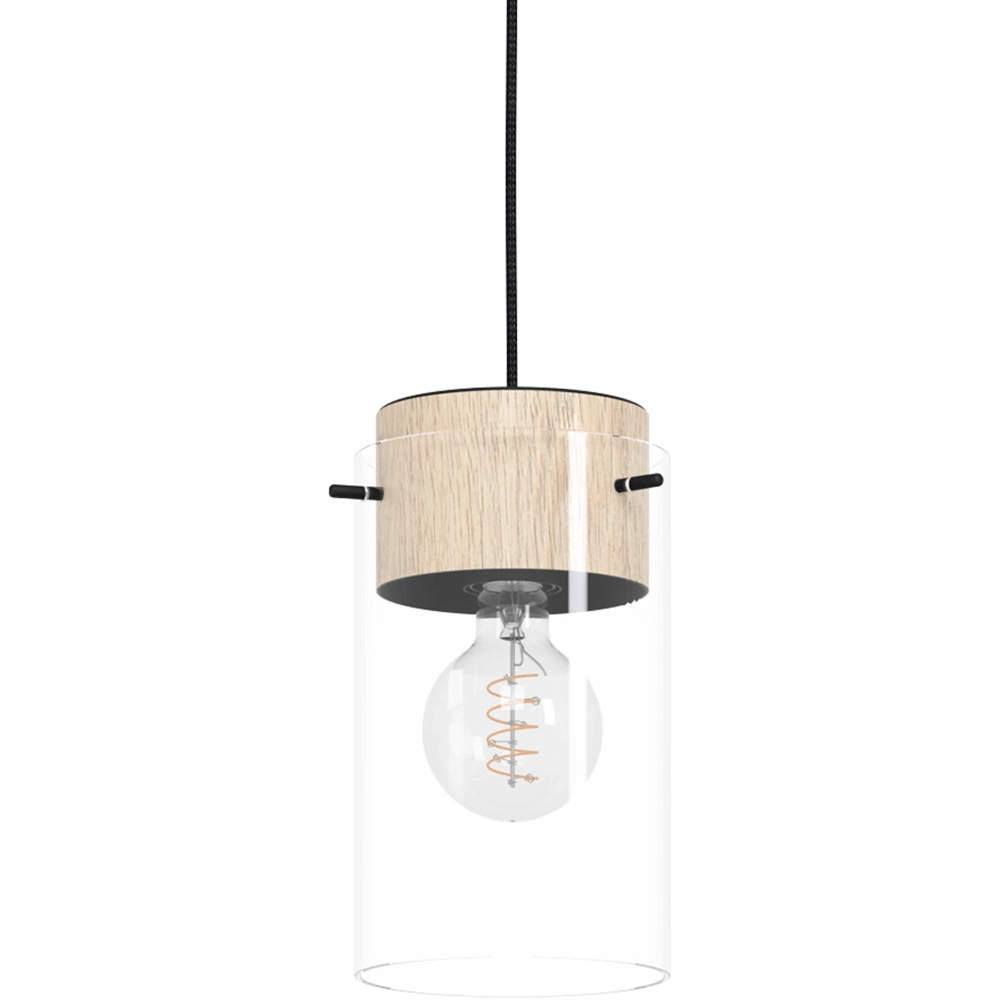Glass hanging lamp Madreselva 14cm