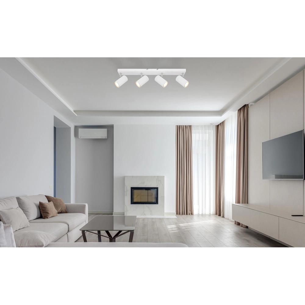 Ceiling lamp 4-lights Robby white Globo 9007371439546