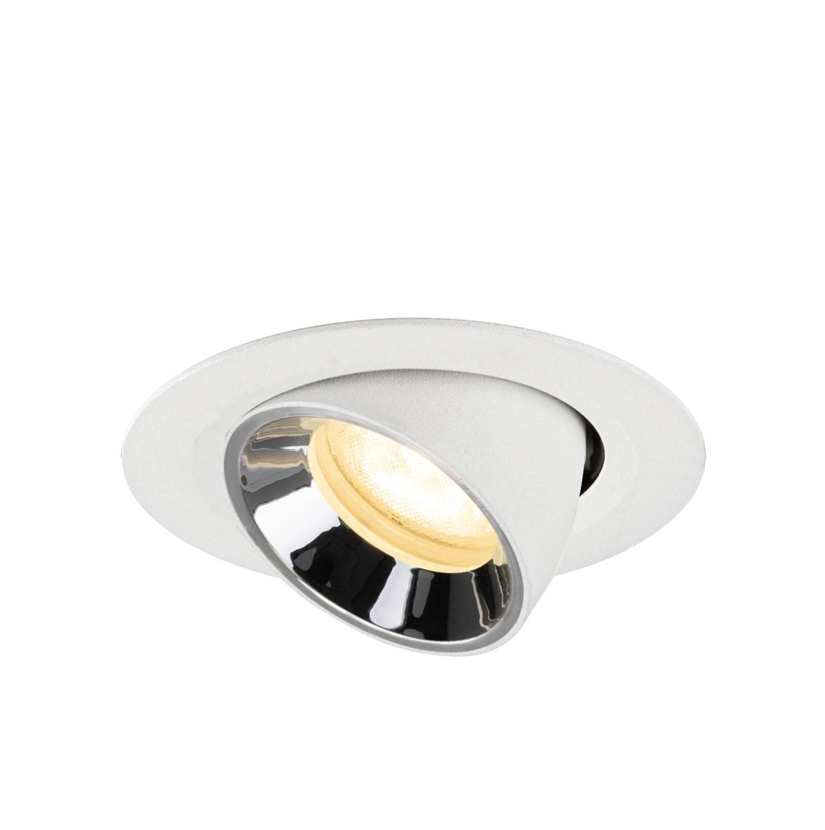 Recessed spotlight Numinos Gimble XS white/chrome 3000K - 55deg SLV 4024163306935