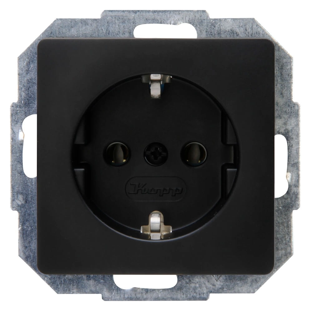 Wall socket Paris black