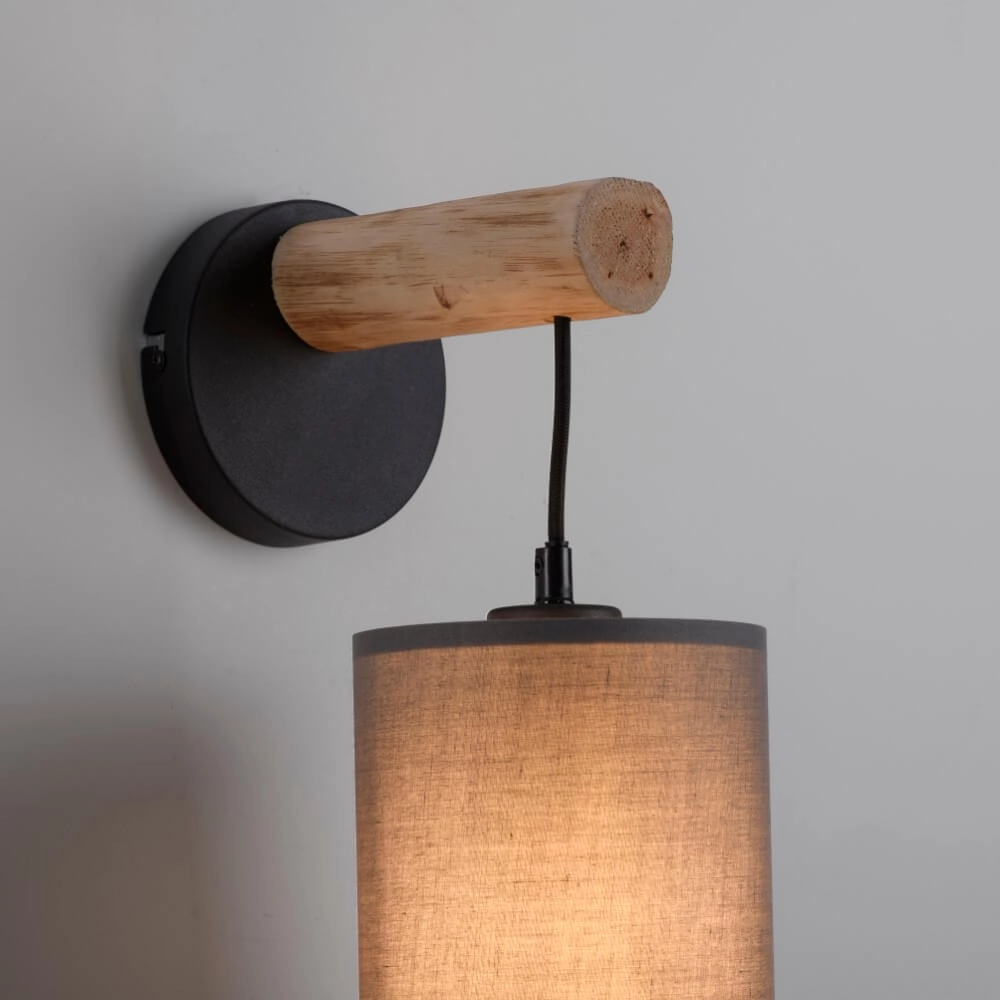 Country wall lamp Green Tribu Taupe Just Light 4043689995157