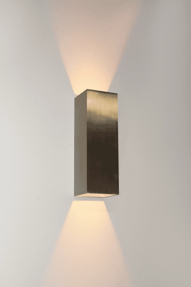 LED wall spot Vegas250 Up - Down 2x4w - 2700K - 25cm gray