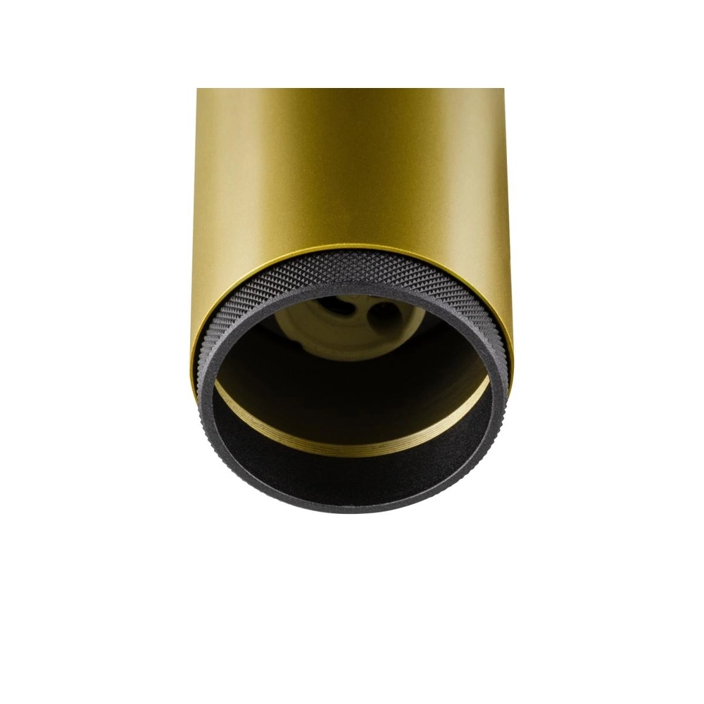 Surface-mounted spot Grip! L 2-light gold with black ring SLV 4024163304375