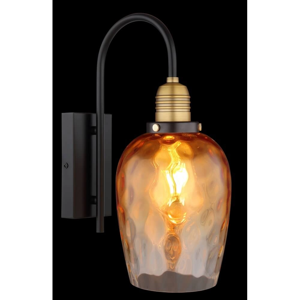 Wall lamp Salvy Amber Glass Honeycomb Globo 9007371451609