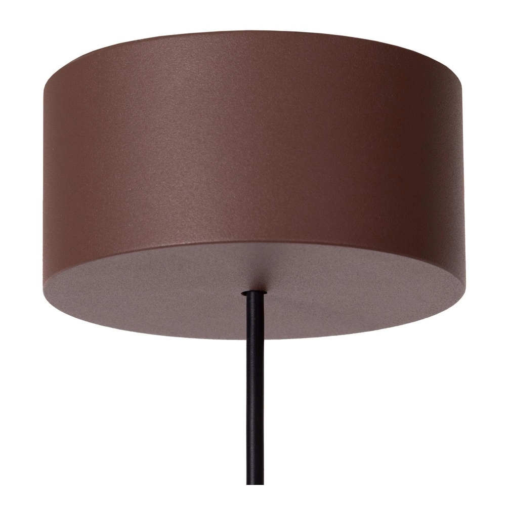 Pendant lamp Wells Rusty brown Lucide 5411212334138