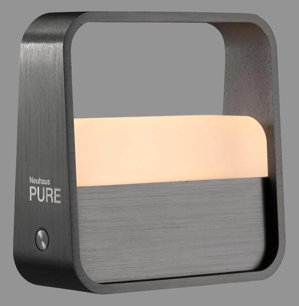 Designer table lamp Pure Go gray Paul Neuhaus 4012248382783