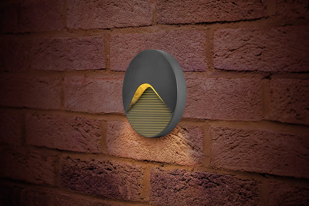 Round wall lighting Pathlux Brick Anthracite Lyora 5055788232841
