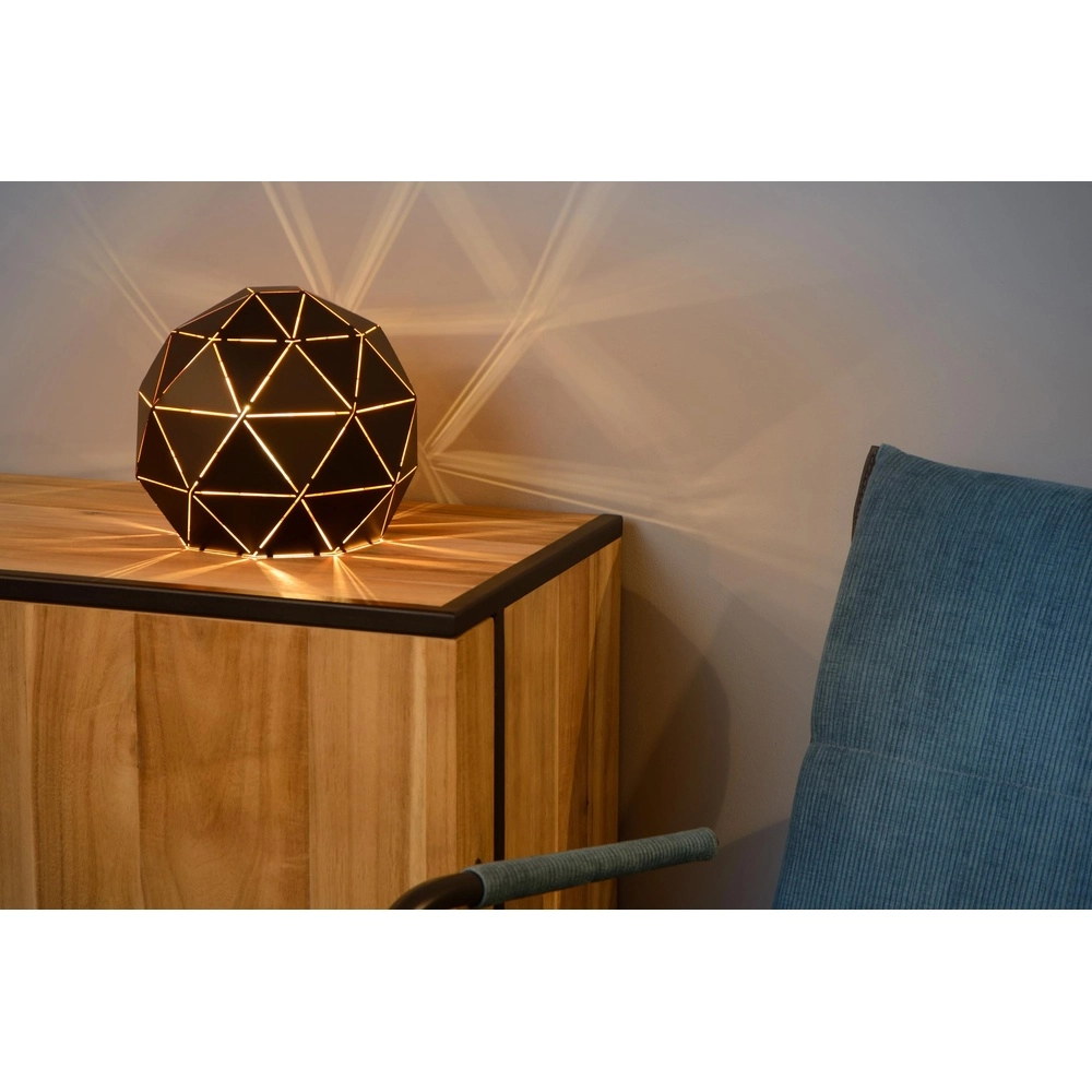 Modern table lamp Otona Black Lucide 5411212210807