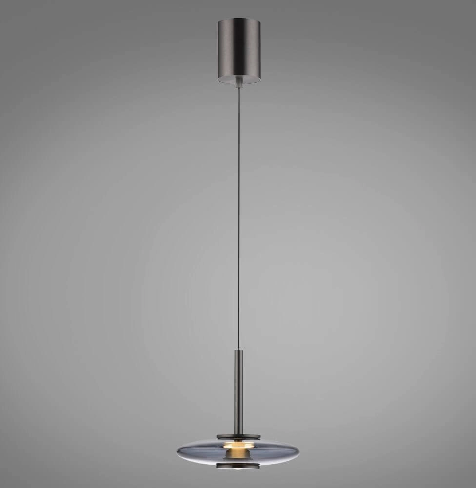 Design hanging lamp Pure Vitrum gray Paul Neuhaus 4012248383957