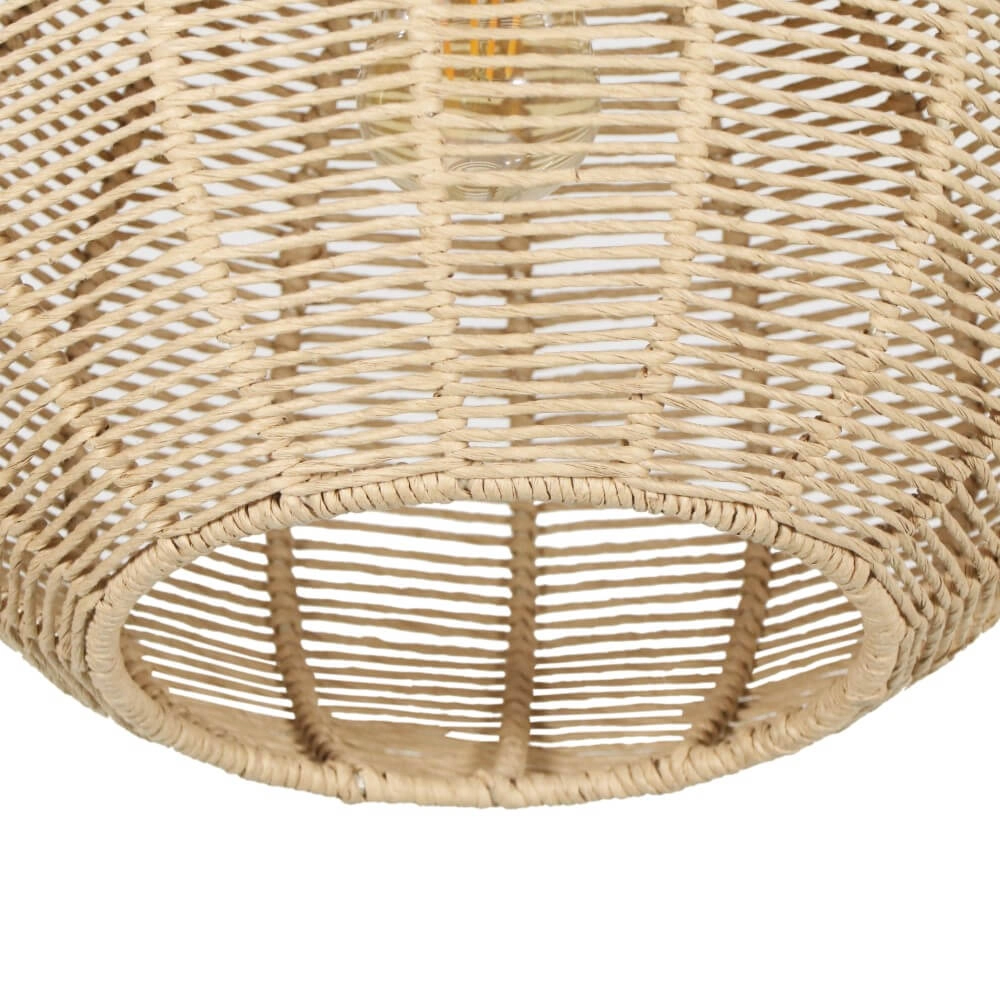 Rattan pendant lamp Janne Ø 35cm Trio 4017807629293