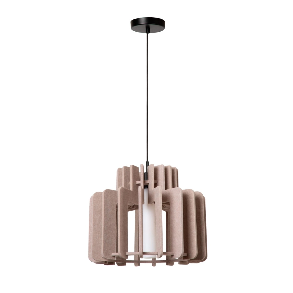 Design pendant lamp Rollo 40cm sand brown