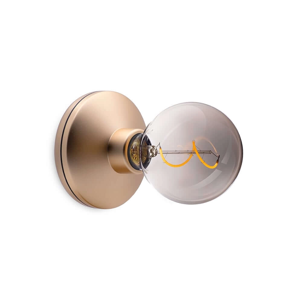 Rechargeable wall lamp Bee Gold Smoked