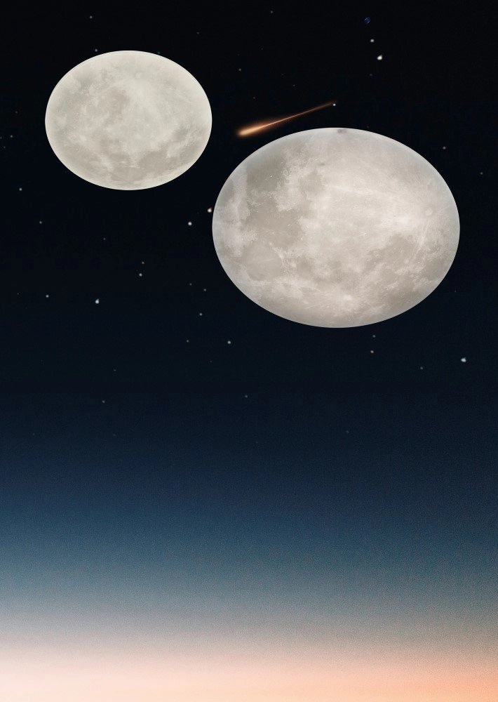 Ceiling light Lunar 40cm 3000K white Trio 4017807401837