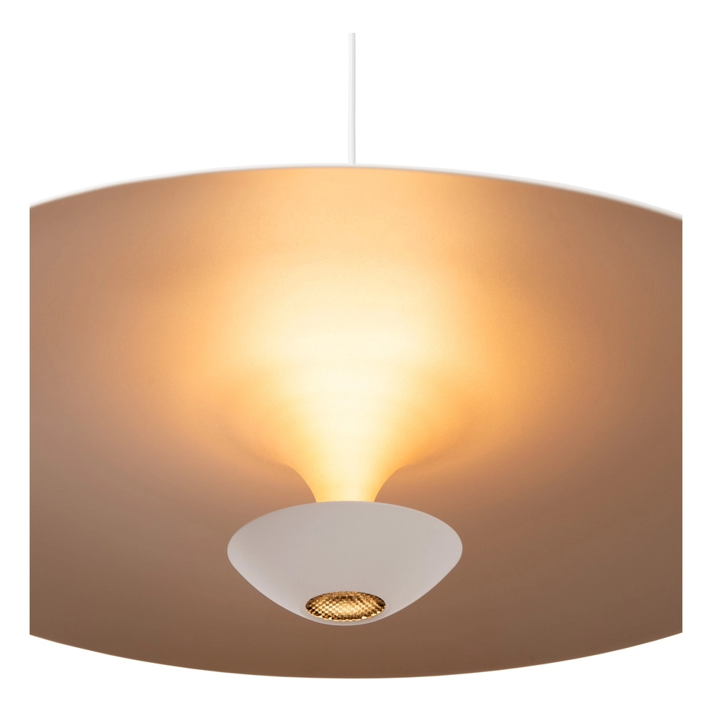 Design pendant lamp Kenneth white Ø 60cm Premium by Lucide 5411212410467