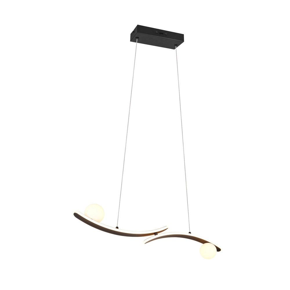Design pendant lamp Napoli Black Trio 4017807683462
