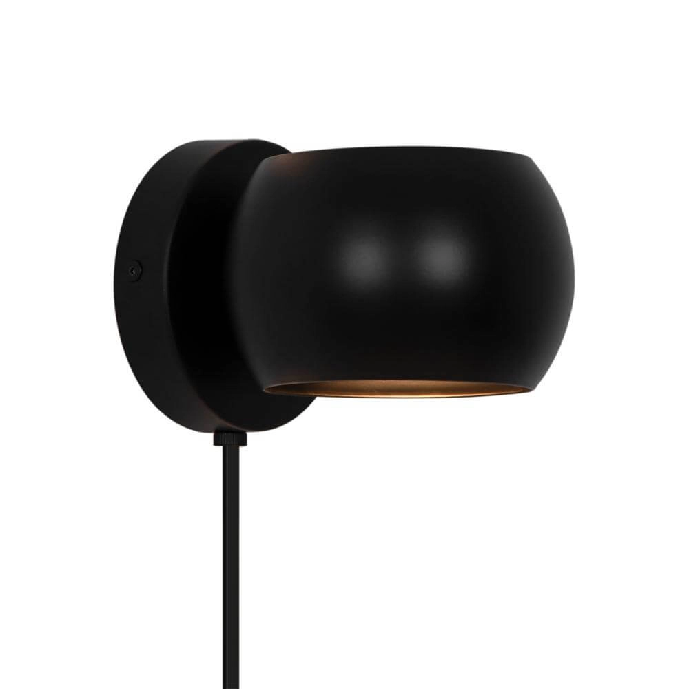 Design wall light Belir black