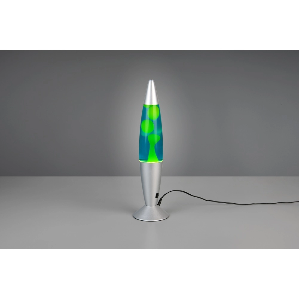 Lava lamp Vesuv Silver with green Trio 4017807668407