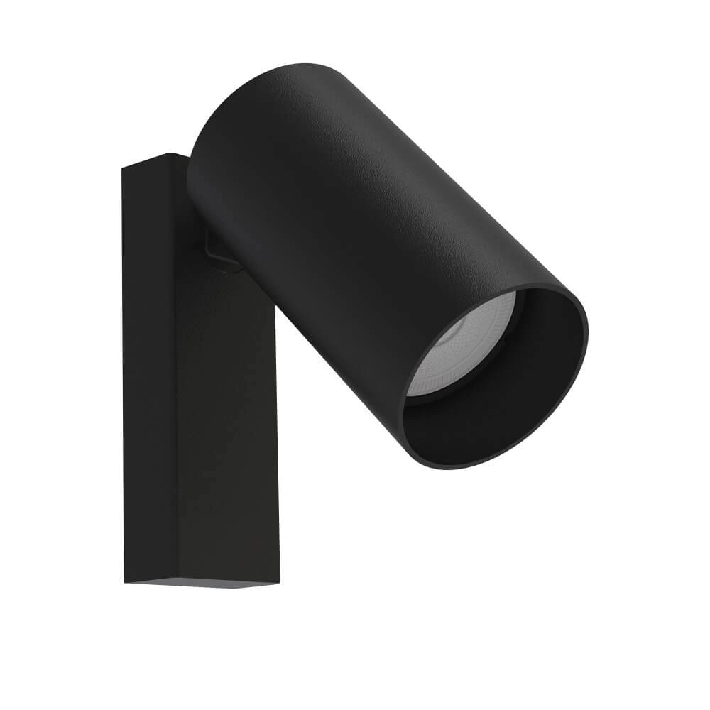 Black bedside lamp Mono