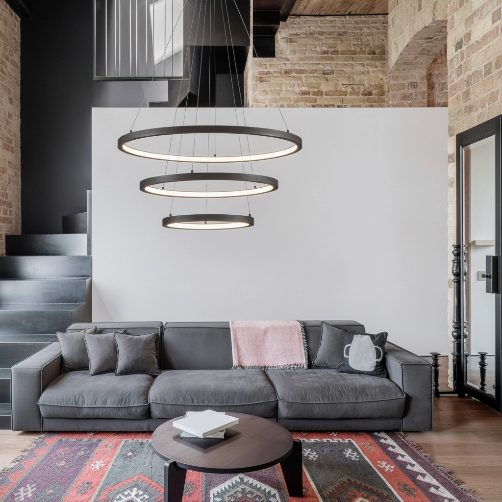 Black pendant lamp Empatia Design Triple