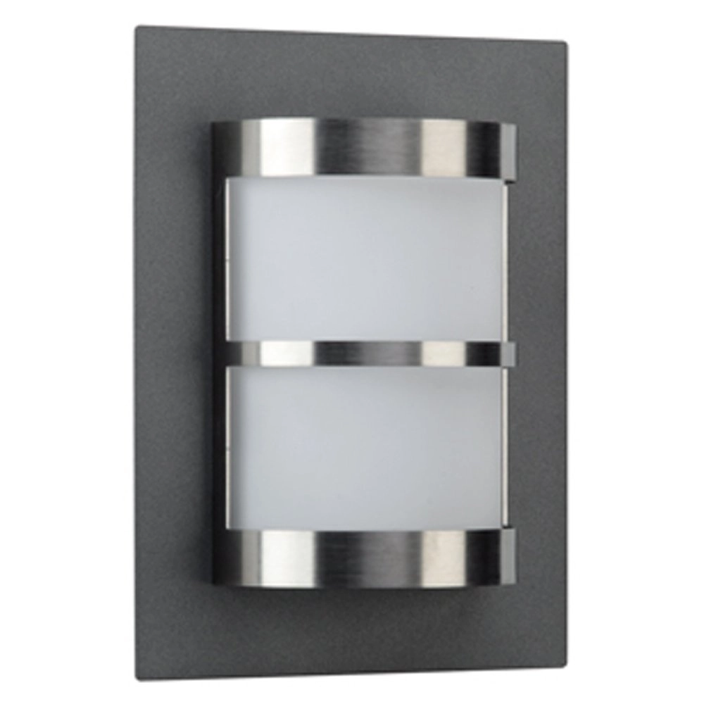 Anthracite outdoor wall lamp Hemisphere Stainless steel