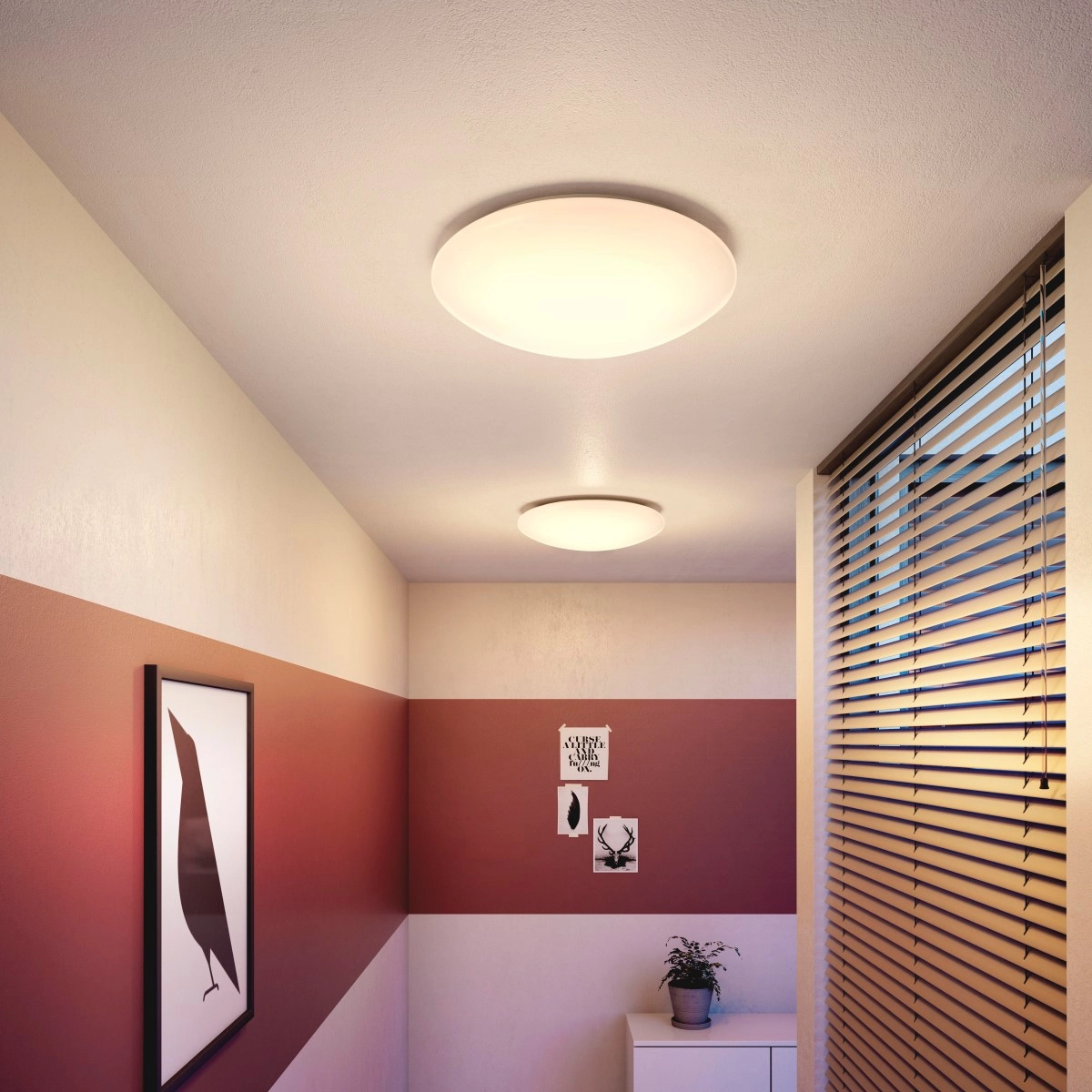 Ceiling light Suede Ø 38cm 6500K Philips 8718696163603