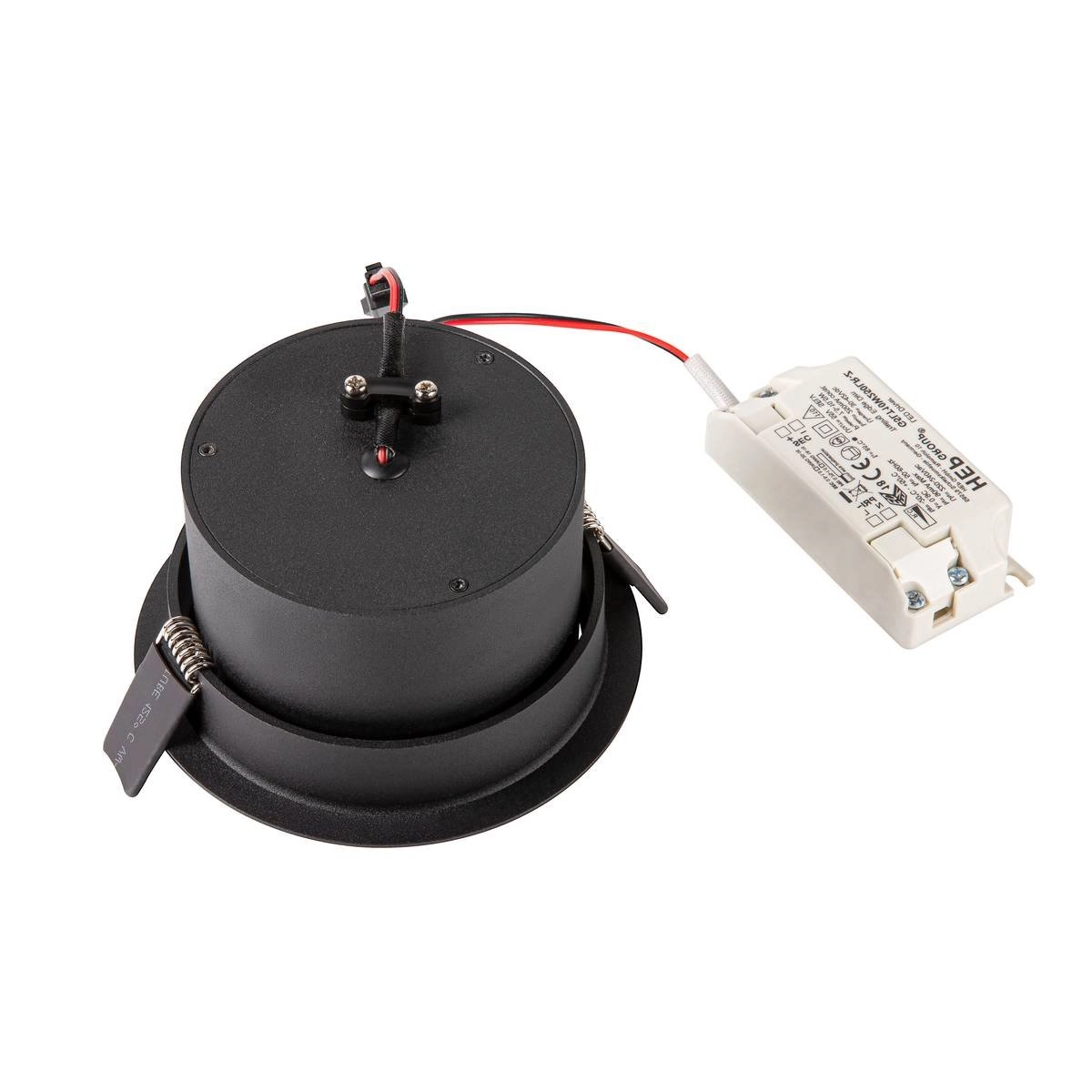 LED recessed spot Oculus 10.5w - 12cm black SLV 4024163248181