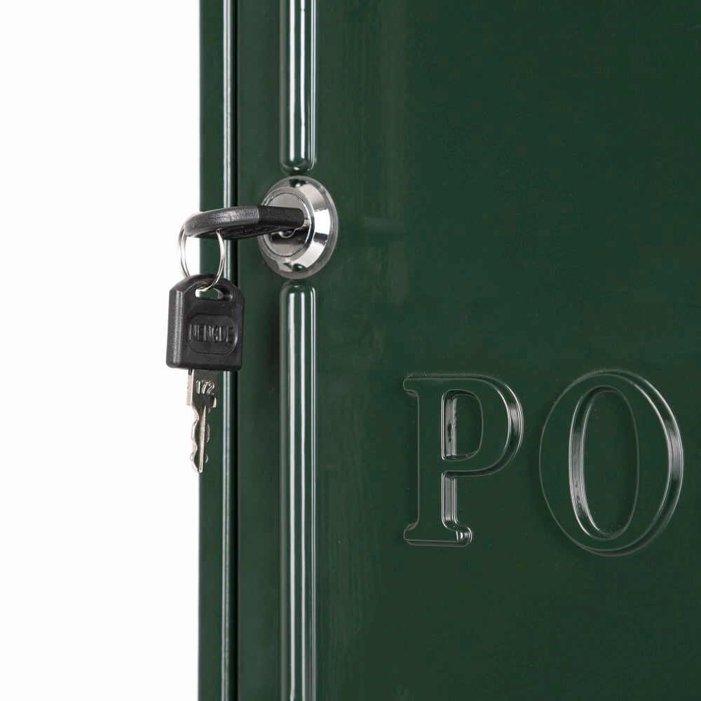 Green mailbox Postbox B6 KS Verlichting 8714732171304