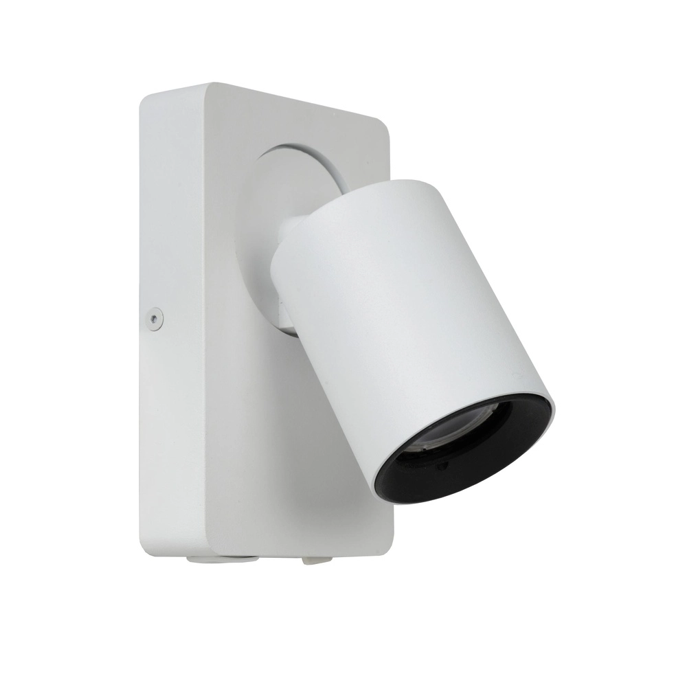 Bedside lamp Nigel with USB charging point white