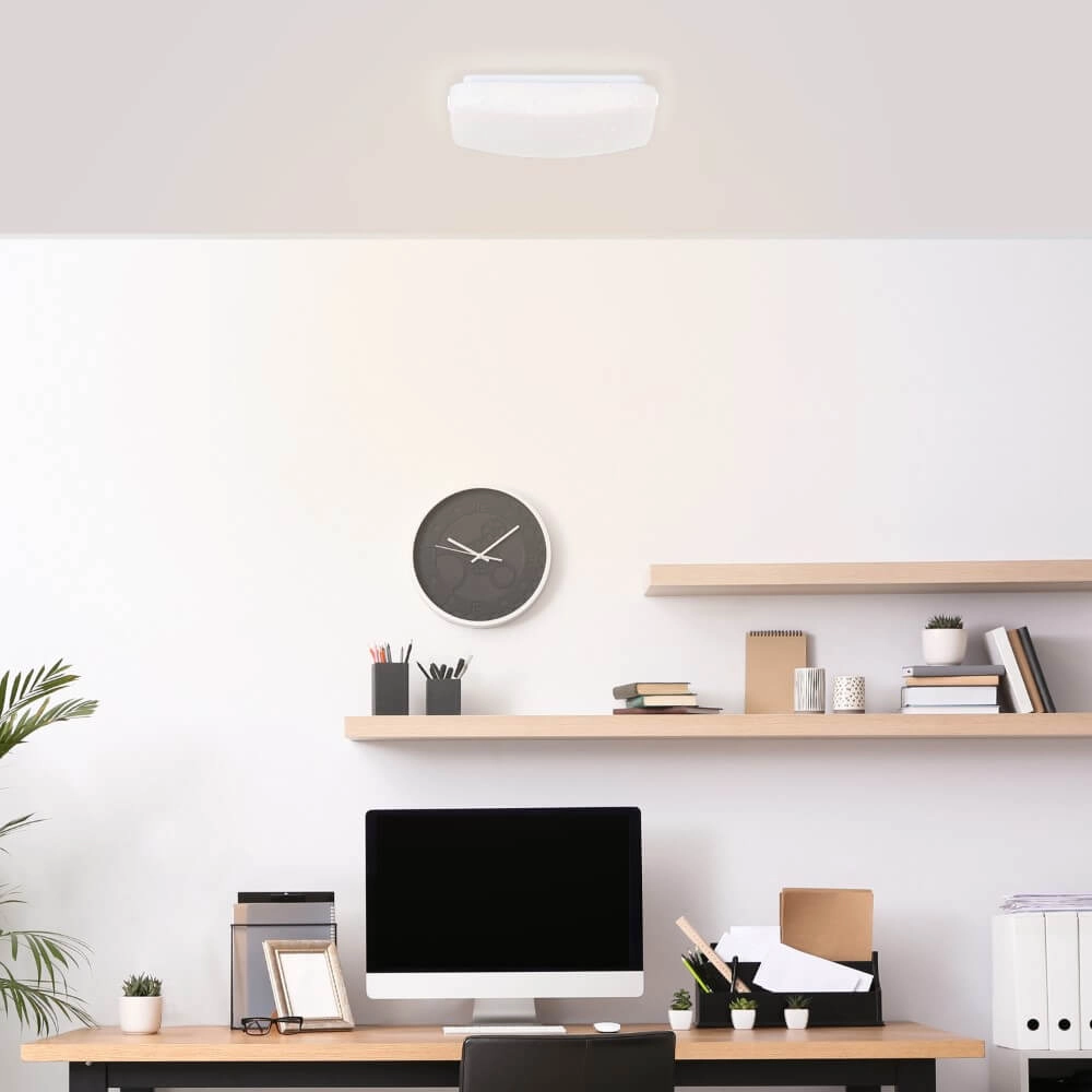 Ceiling light Farica Starry 22cm - 3000K with star function Brilliant 4004353410420