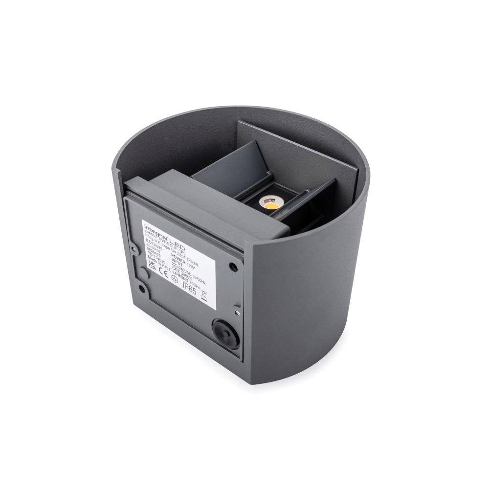Led outdoor lamp Valencia Up & down - round Lyora 5055788319870
