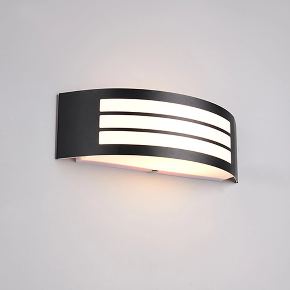 Black wall lamp Ceuta Front door Trio 4017807687637