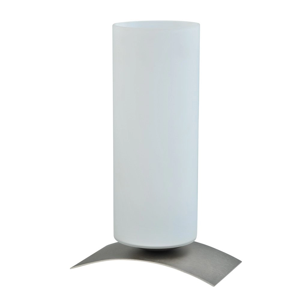 Table lamp Oblica Round 29cm metallic gray