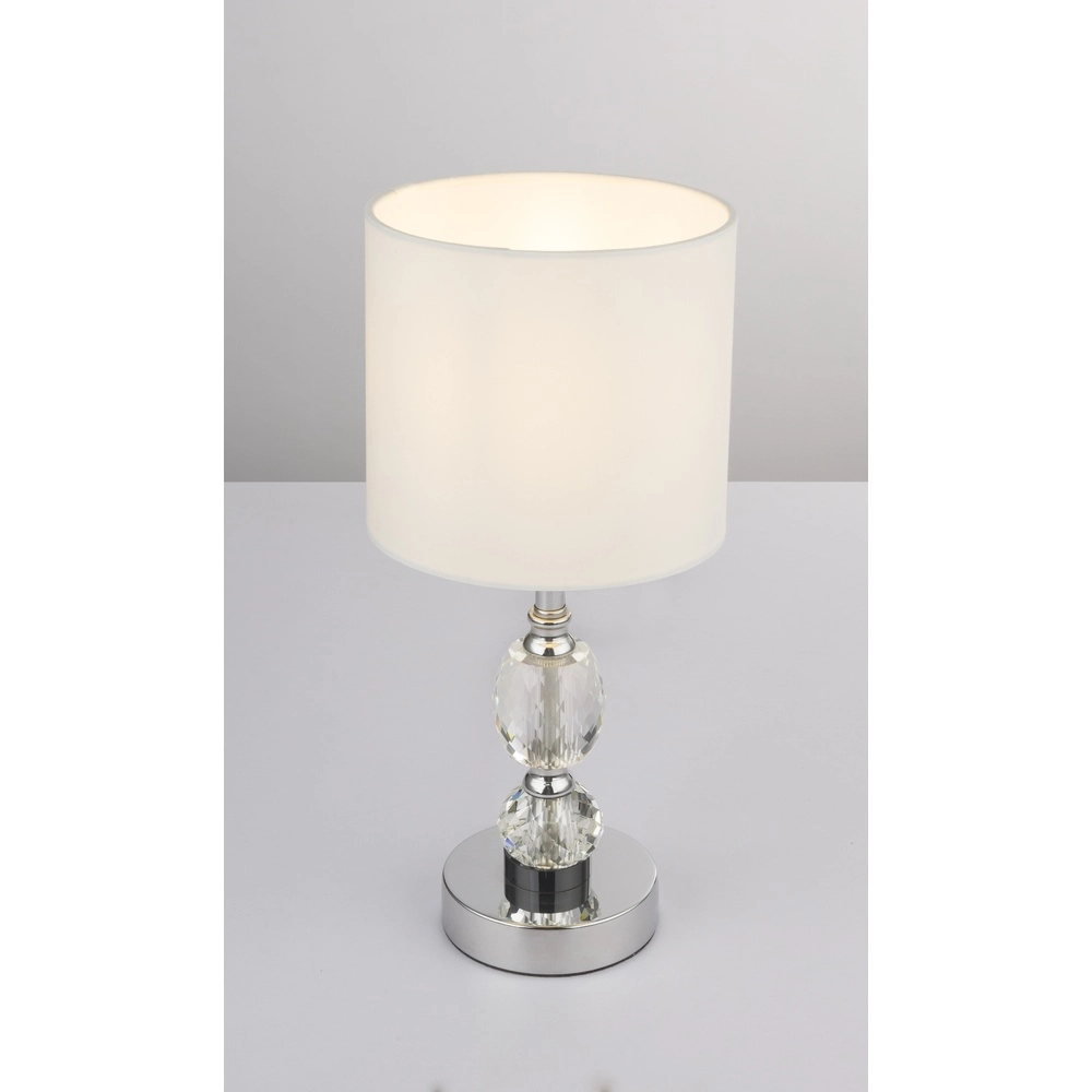 Classic table lamp Bronn chrome 34cm Globo 9007371379361