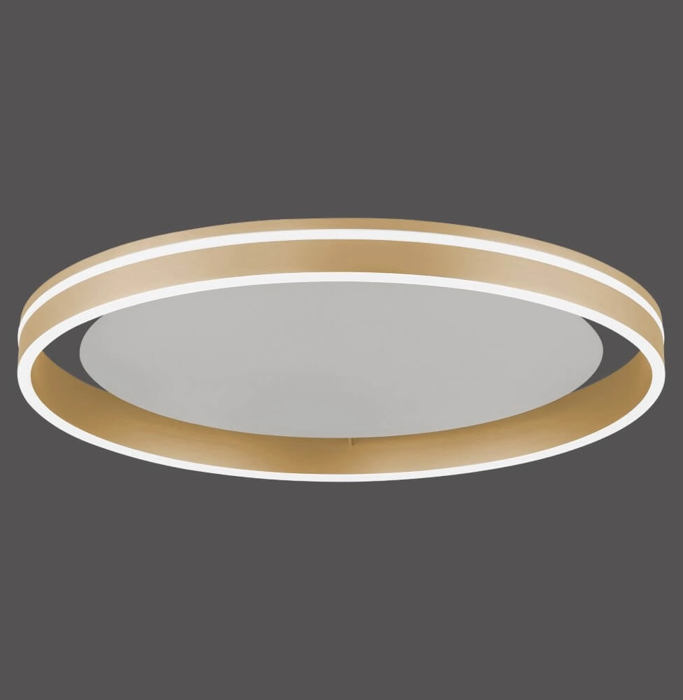 Ceiling lamp Q-Vito Ø 59cm brass Paul Neuhaus 4012248333884