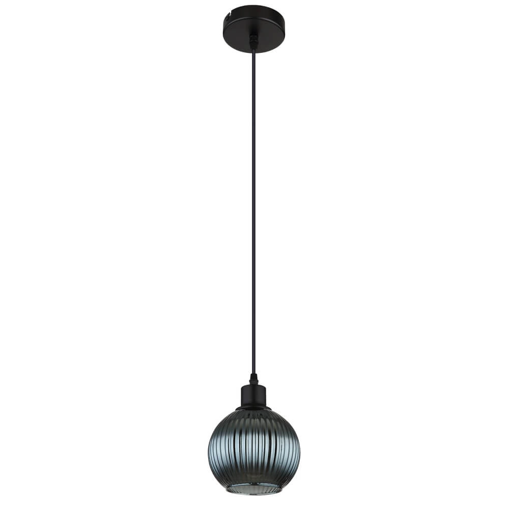 Pendant lamp Zumba smoke glass Ø 15cm Globo 9007371446827