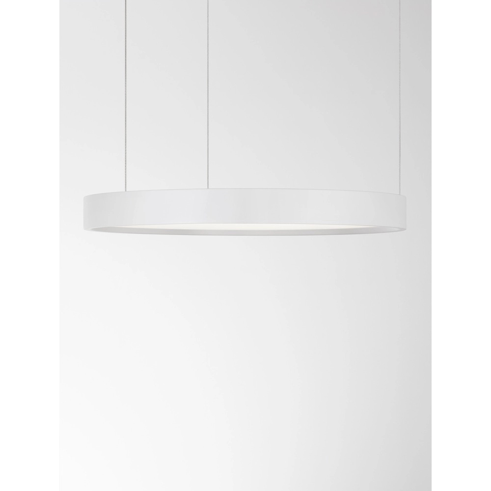 Round pendant lamp Perrine white Ø 40cm Lyora 5212017438386