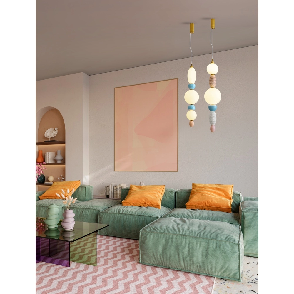 Pendant lamp Obrie L colored ceramic Lyora 5212017461667