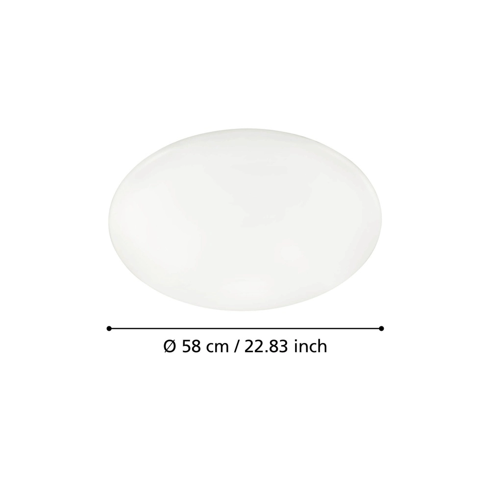 Ceiling light Giron White with remote control Eglo 4046806039161