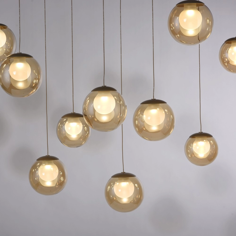 13-light pendant lamp Pure Popup Bronce Paul Neuhaus 4012248398319