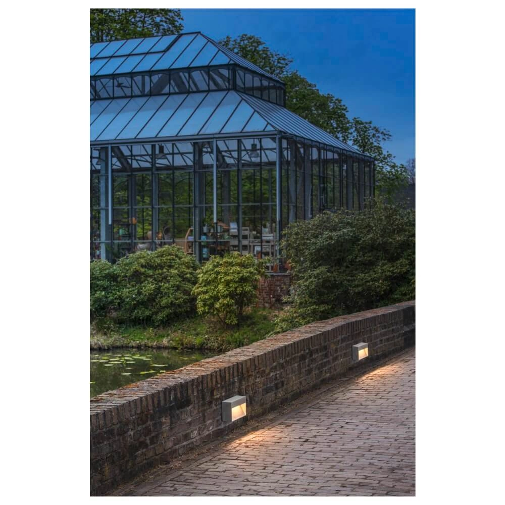 Led wall light Concreto M of concrete SLV 4024163266369