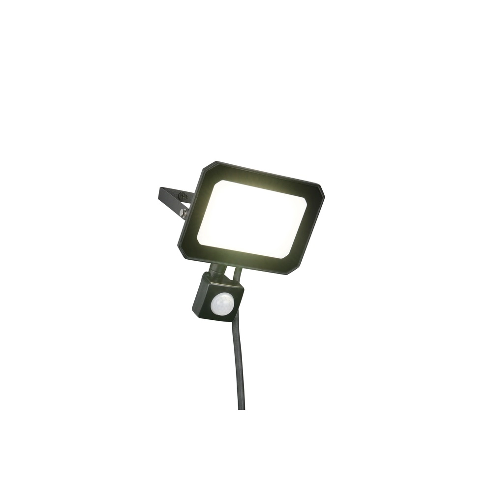 Wall lamp Funchal black 30W with sensor