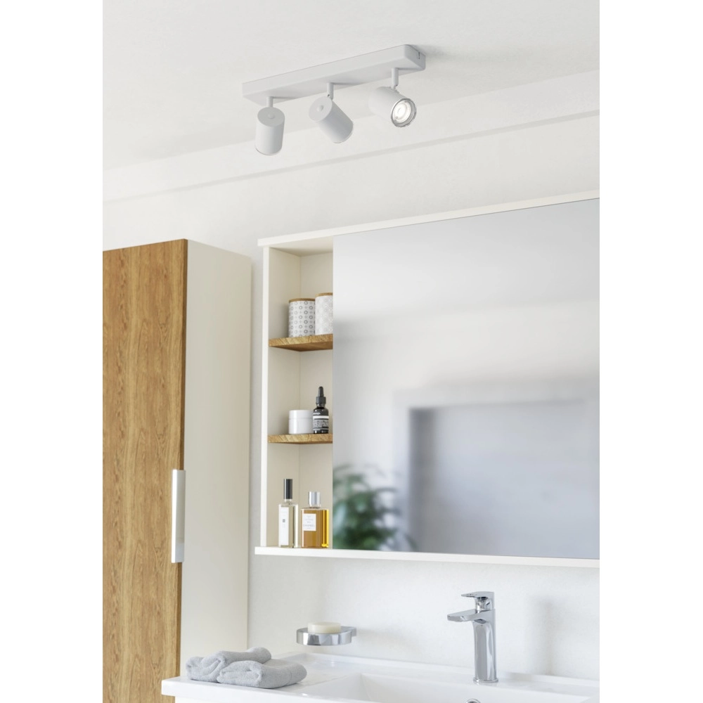 Surface-mounted spot Consuma 1 3-light straight white Eglo 9008606355914
