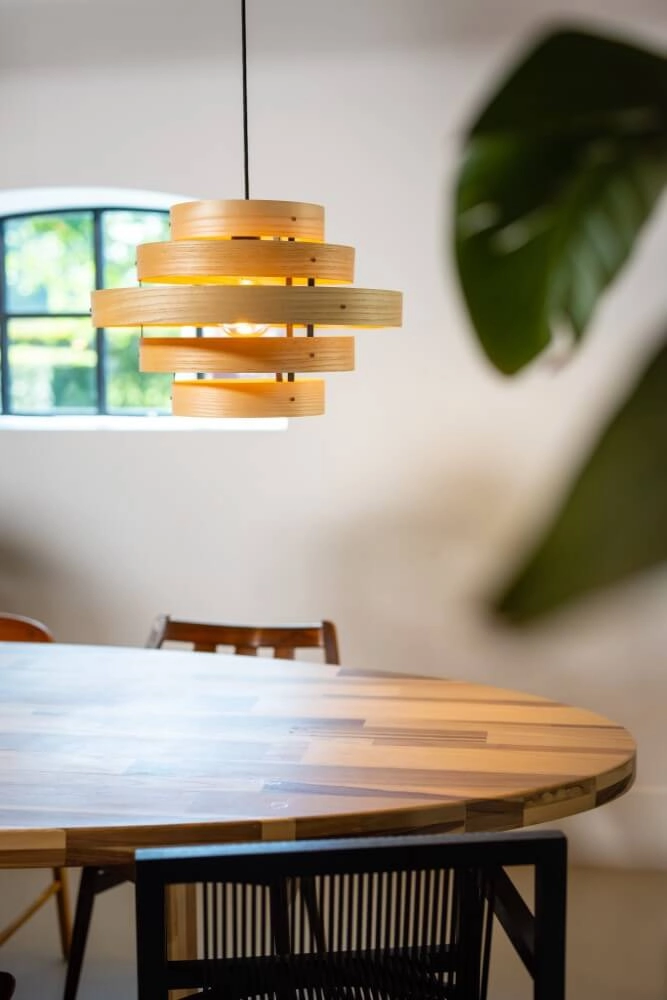 Wooden pendant lamp Oaknut 5-ring ETH 8720195304494
