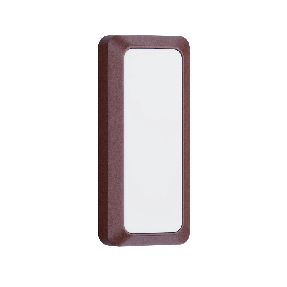 Wall lamp Appia rectangle rust brown Lyora 5212017449610